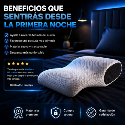 Mil Sueños - Almohada Cervical Ergonómica