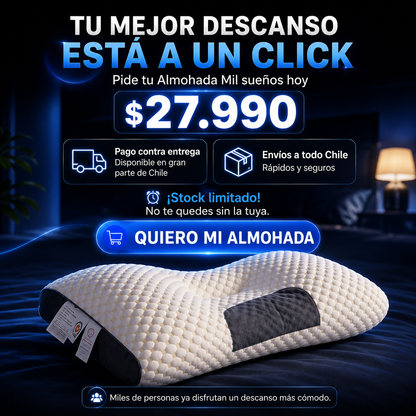 Mil Sueños - Almohada Cervical Ergonómica